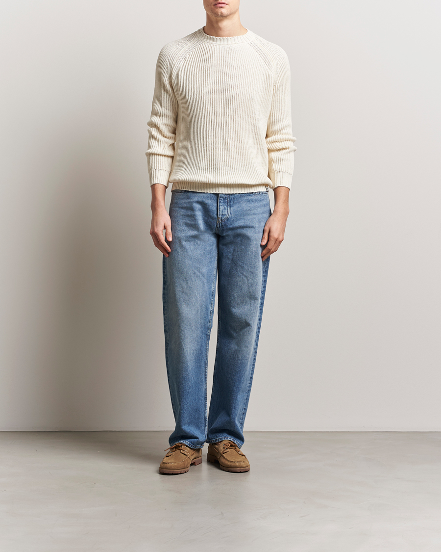 Herren | Pullover | Peregrine | Harry Organic Cotton Sweater White