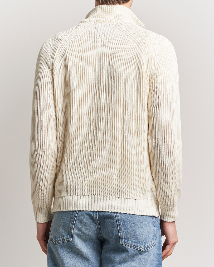 Herren | Pullover | Peregrine | Felix Quarter Zip Jumper White