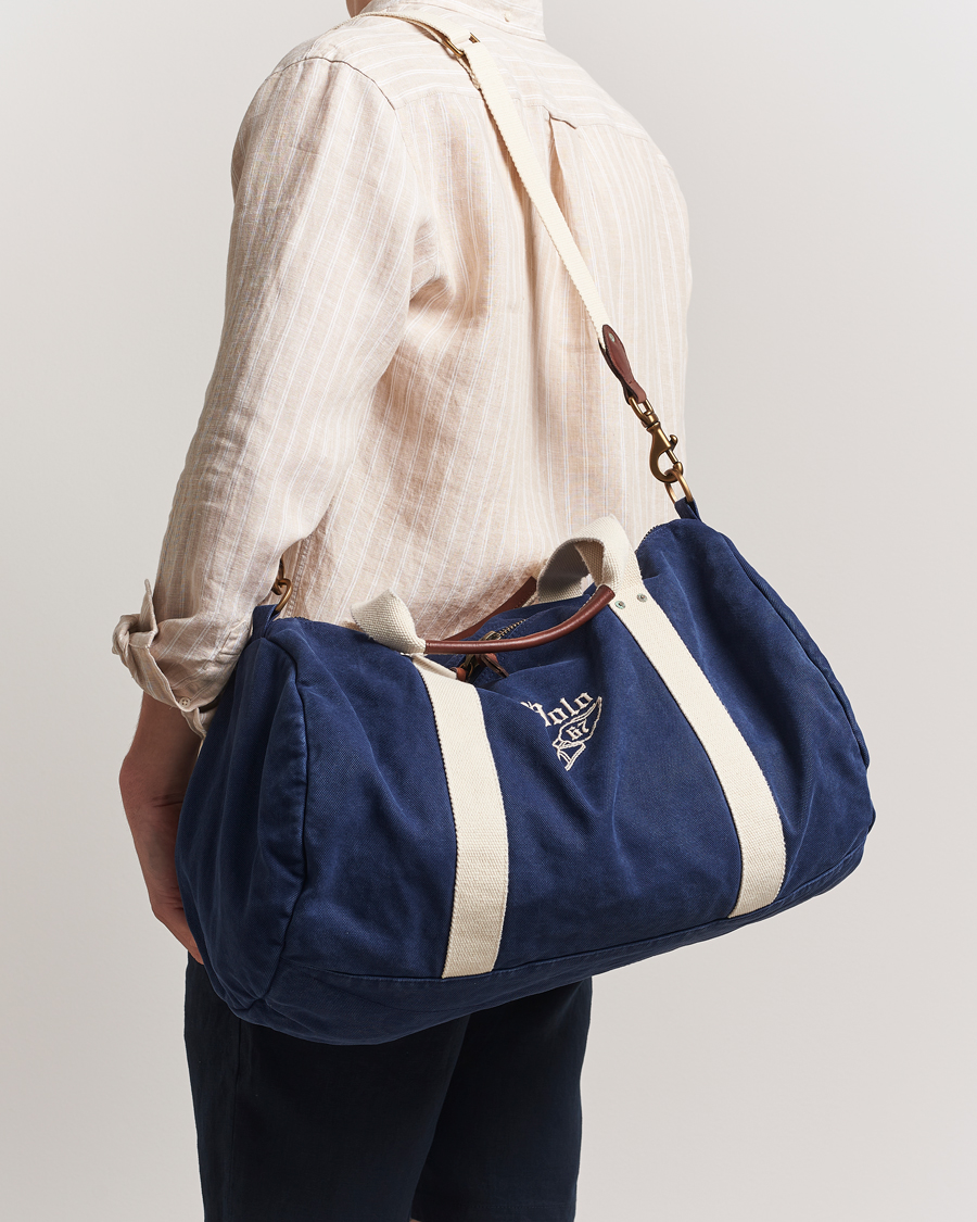 Herren | Polo Ralph Lauren Canvas Duffle Bag Spring Navy | Polo Ralph Lauren | Canvas Duffle Bag Spring Navy