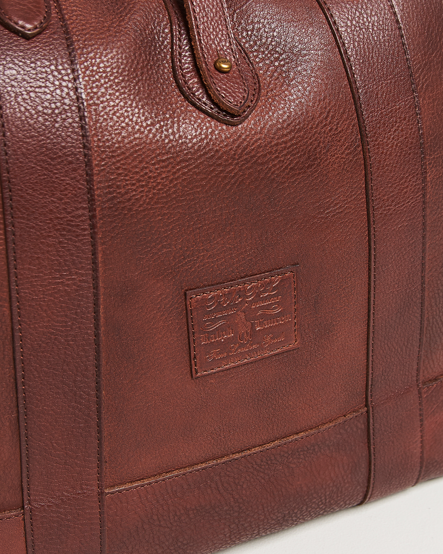 Herren | Polo Ralph Lauren Leather Tote Bag British Tan | Polo Ralph Lauren | Leather Tote Bag British Tan