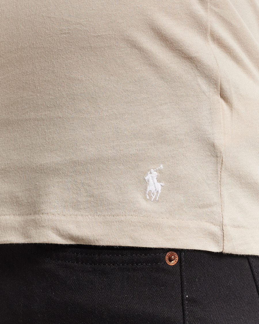 Herren | T-Shirts | Polo Ralph Lauren | 3-Pack Crew Neck T-Shirt Grey/Beige/Black