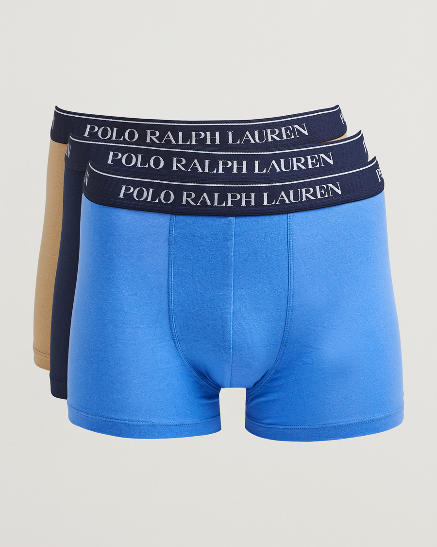 Herren | Unterwäsche | Polo Ralph Lauren | 3-Pack Trunk Navy/Blue/Khaki