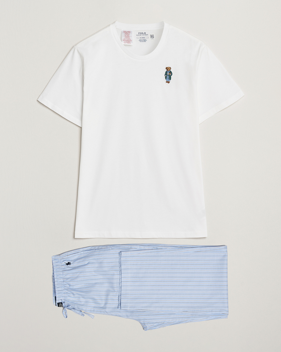 Herren | Schlafanzüge & Bademäntel | Polo Ralph Lauren | Cotton Pyjama Set Blue/White
