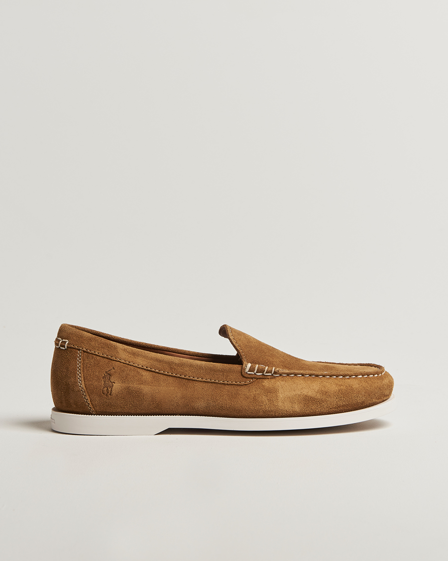 Herren | Polo Ralph Lauren Merton Suede Loafer Desert Tan | Polo Ralph Lauren | Merton Suede Loafer Desert Tan