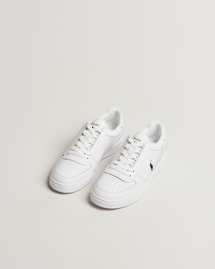 Herren | Polo Ralph Lauren Polo Court Leather Sneaker White | Polo Ralph Lauren | Polo Court Leather Sneaker White