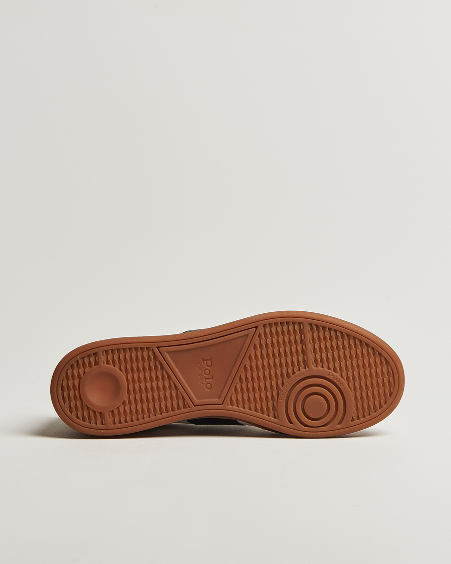 Herren | Polo Ralph Lauren Aera Leather/Suede Sneaker White/Grey | Polo Ralph Lauren | Aera Leather/Suede Sneaker White/Grey