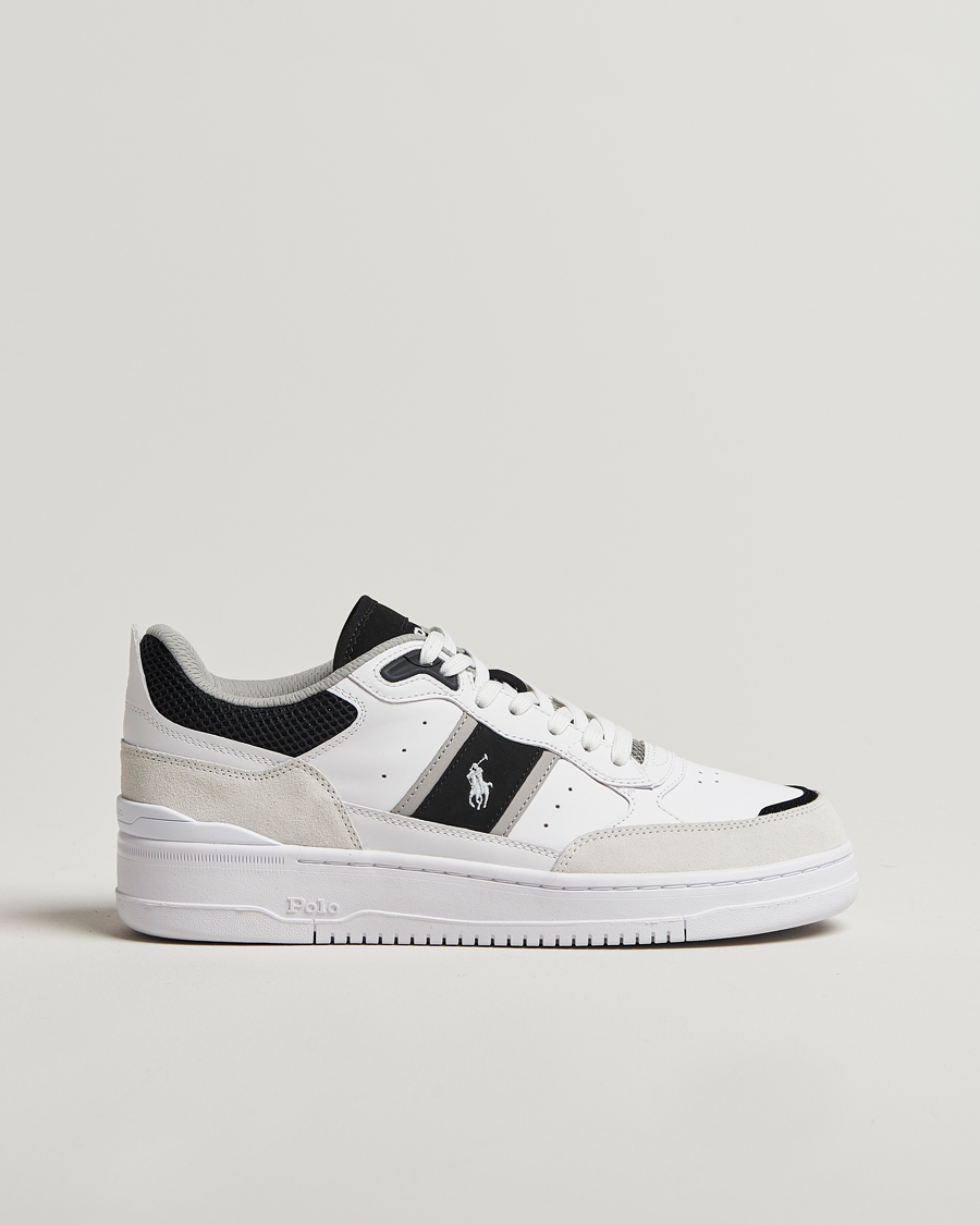 Herren | Polo Ralph Lauren Masters SP 125 Sneaker White/Black/Grey | Polo Ralph Lauren | Masters SP 125 Sneaker White/Black/Grey