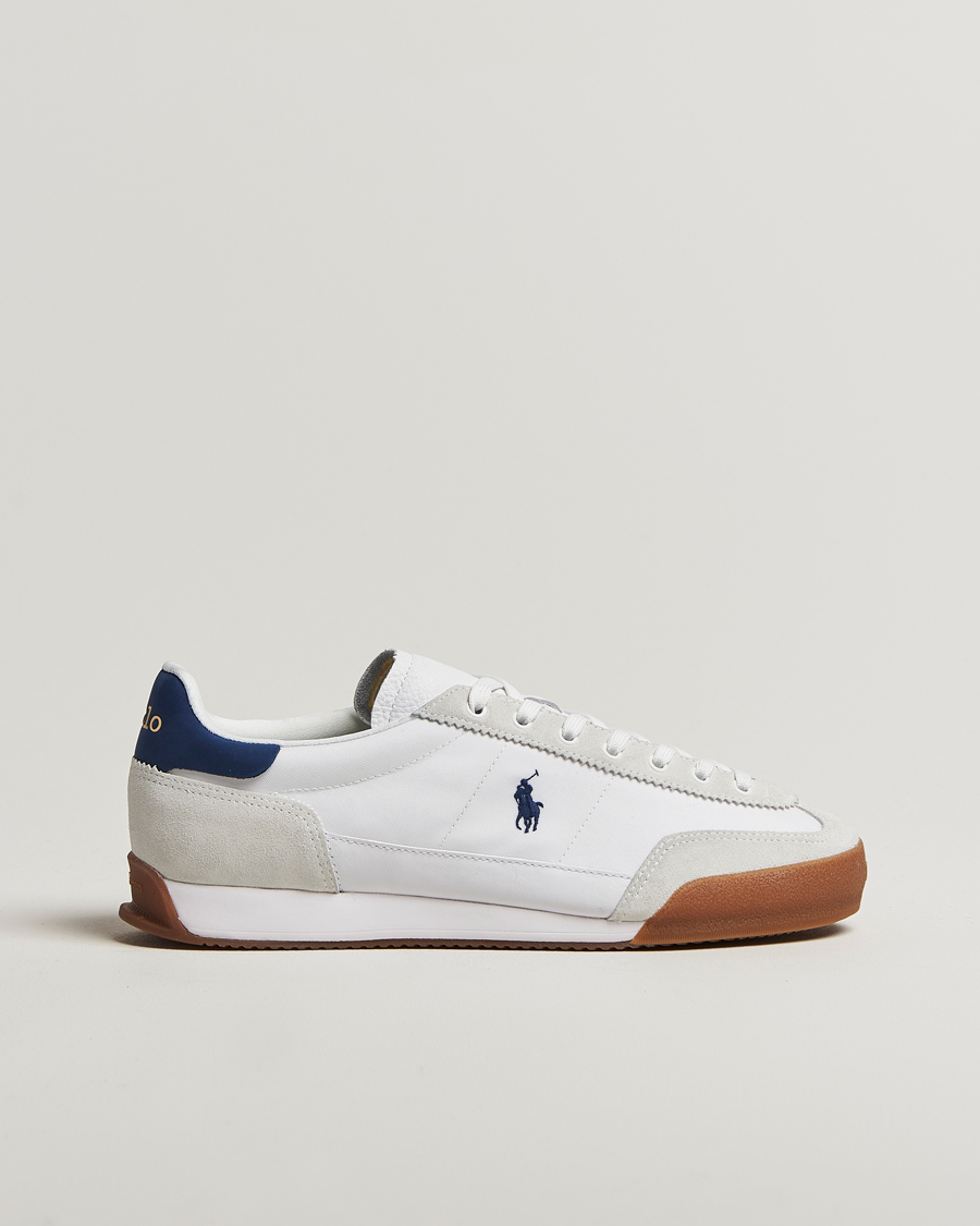 Herren | Polo Ralph Lauren Heritage Trac Sneaker White/Navy | Polo Ralph Lauren | Heritage Trac Sneaker White/Navy