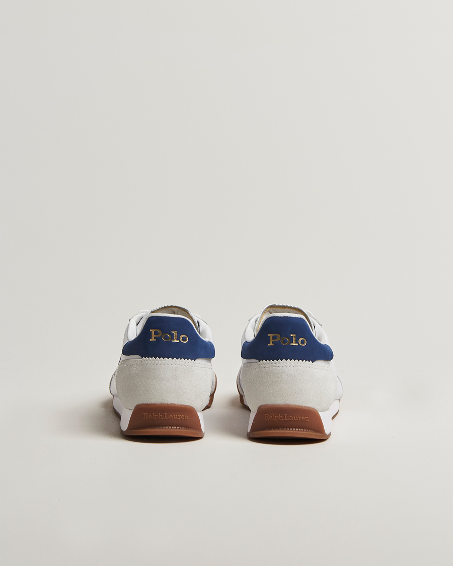 Herren | Polo Ralph Lauren Heritage Trac Sneaker White/Navy | Polo Ralph Lauren | Heritage Trac Sneaker White/Navy