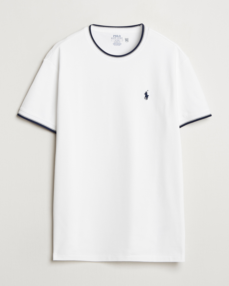 Herren | T-Shirts | Polo Ralph Lauren | Mesh Polo T-Shirt White