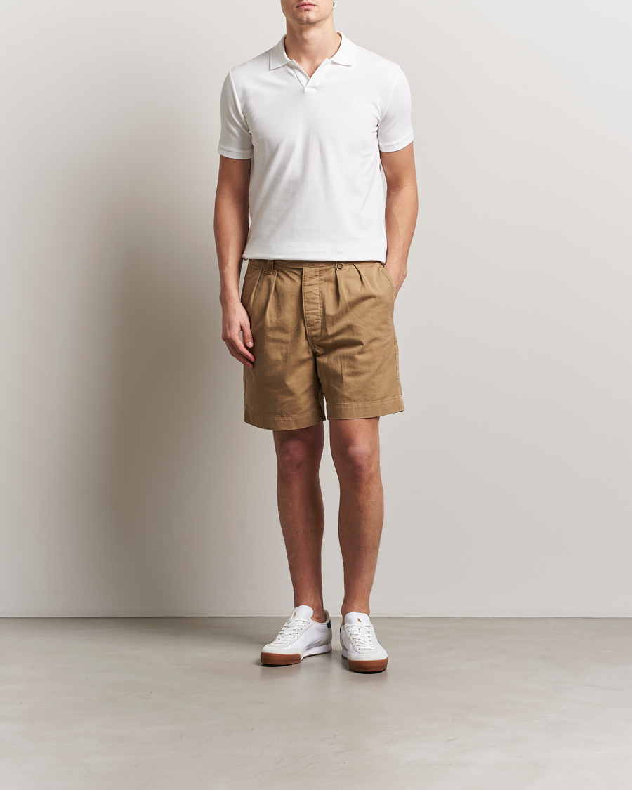 Herren | Poloshirts | Polo Ralph Lauren | Custom Slim Fit Dressed Polo White