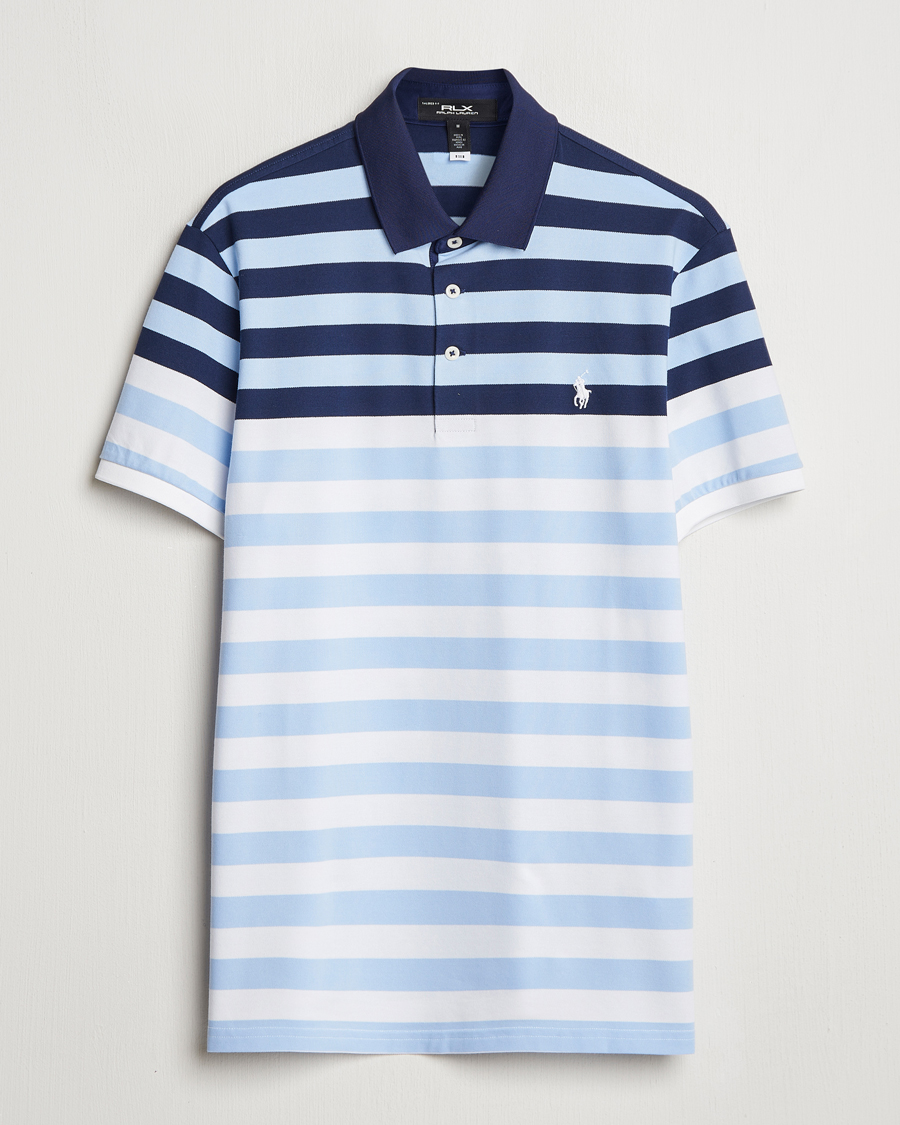 Herren | Poloshirts | RLX Ralph Lauren | Performance Pique Office Blue Multi