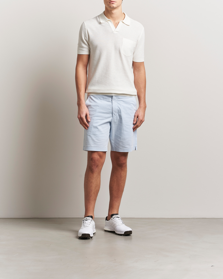 Herren | Shorts | RLX Ralph Lauren | Seersucker Shorts Powder Blue/Ceramic White