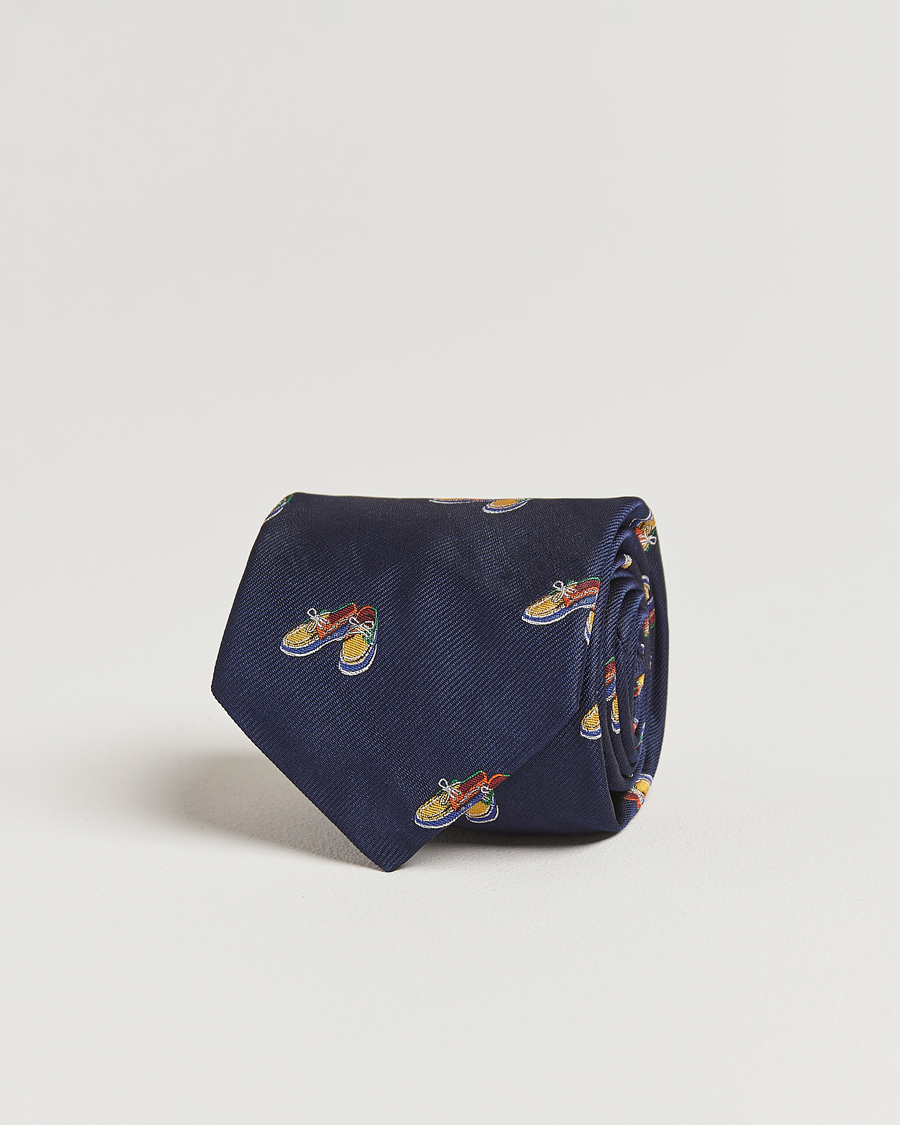 Herren | Krawatten | Polo Ralph Lauren | Club Boat Shoe Tie Navy