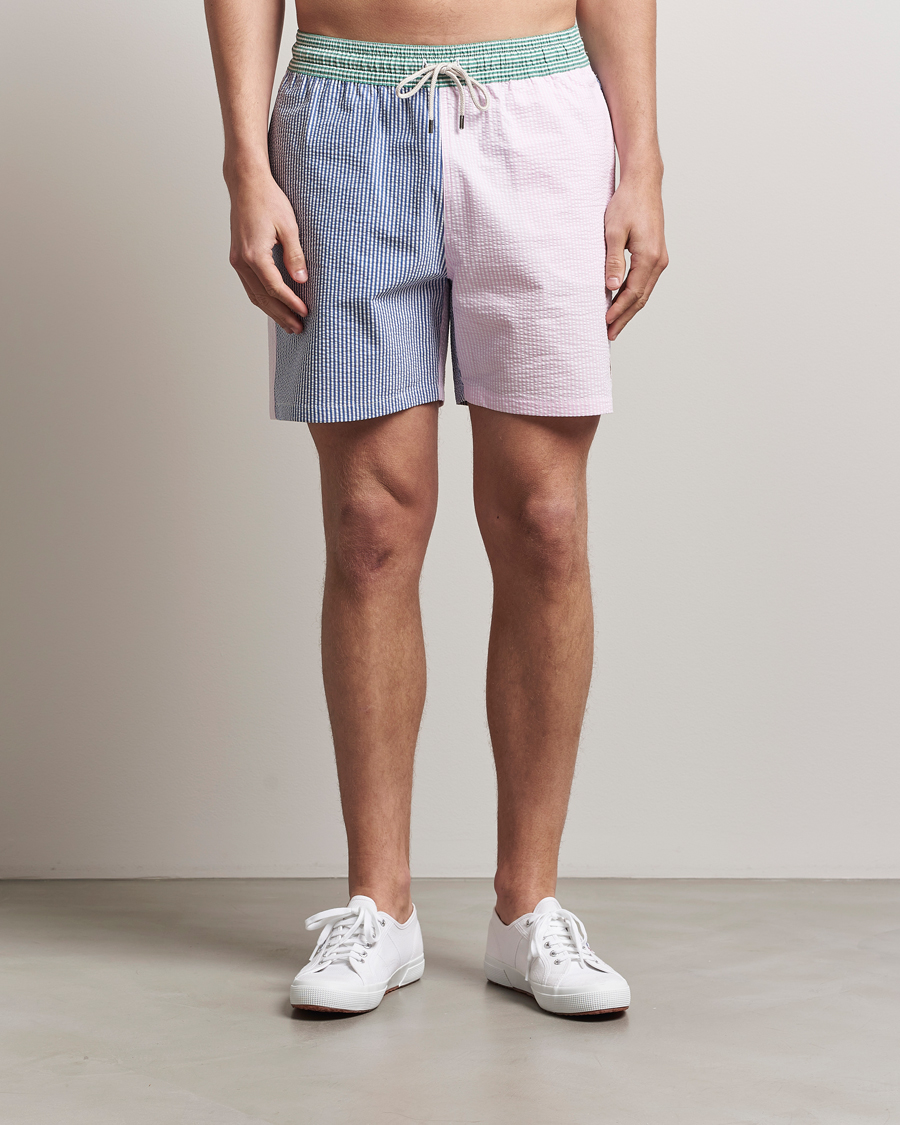 Herren | Badehosen | Polo Ralph Lauren | Recycled Traveler Seersucker Swimshorts Multi