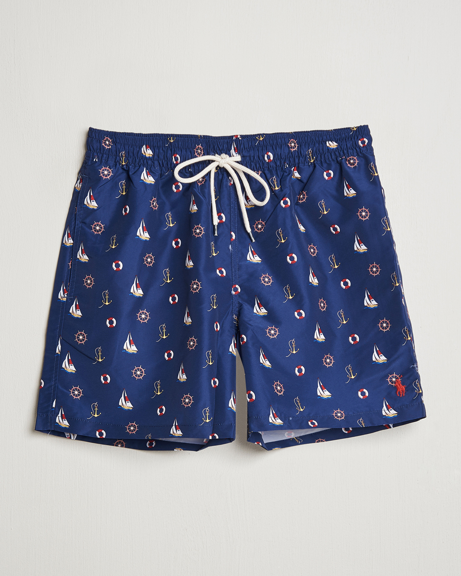 Herren | Badehosen | Polo Ralph Lauren | Traveler Recycled Swimshorts Nautical Marine