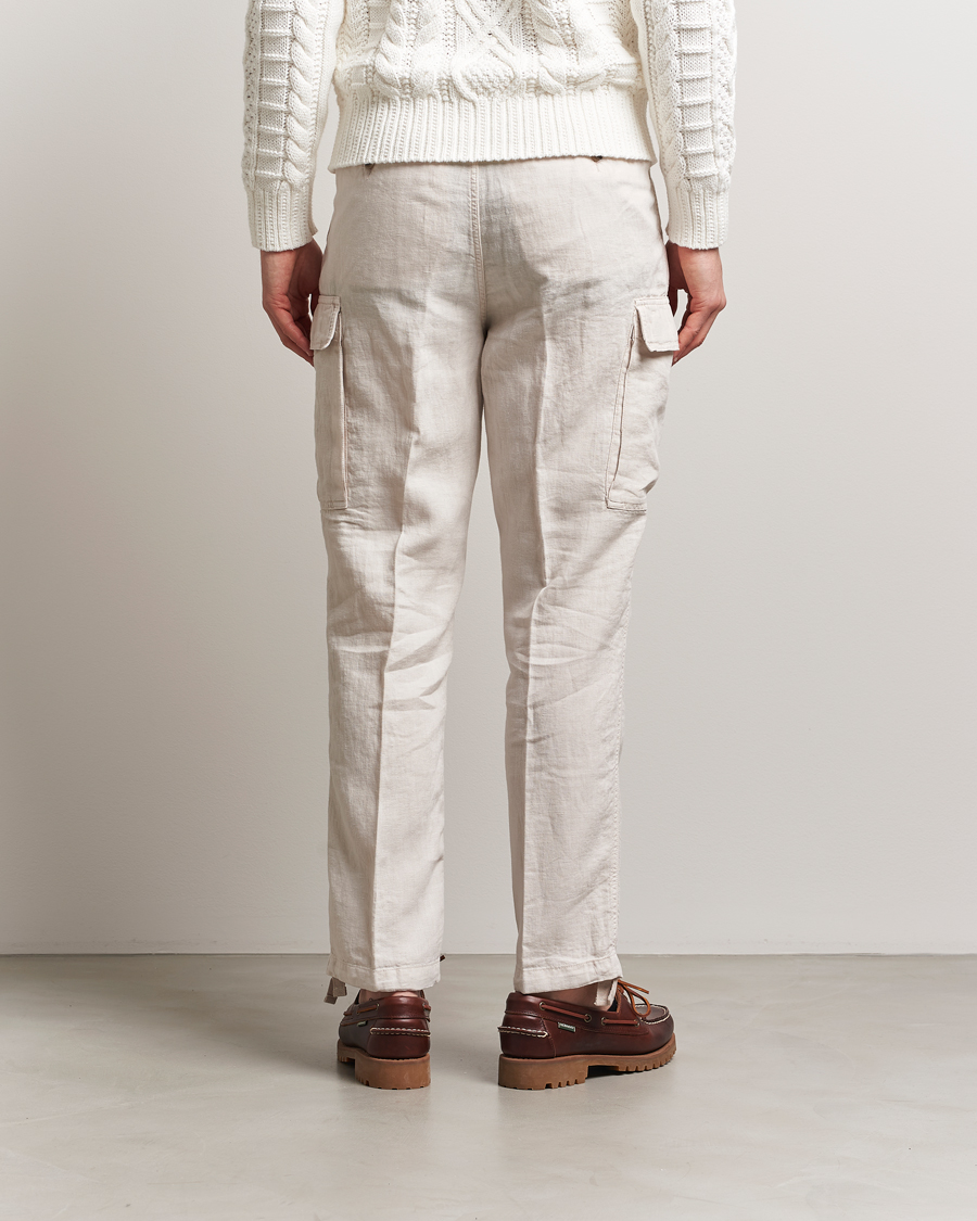Herren | Hosen | Polo Ralph Lauren | Linen Cargo Pants Dove Beige