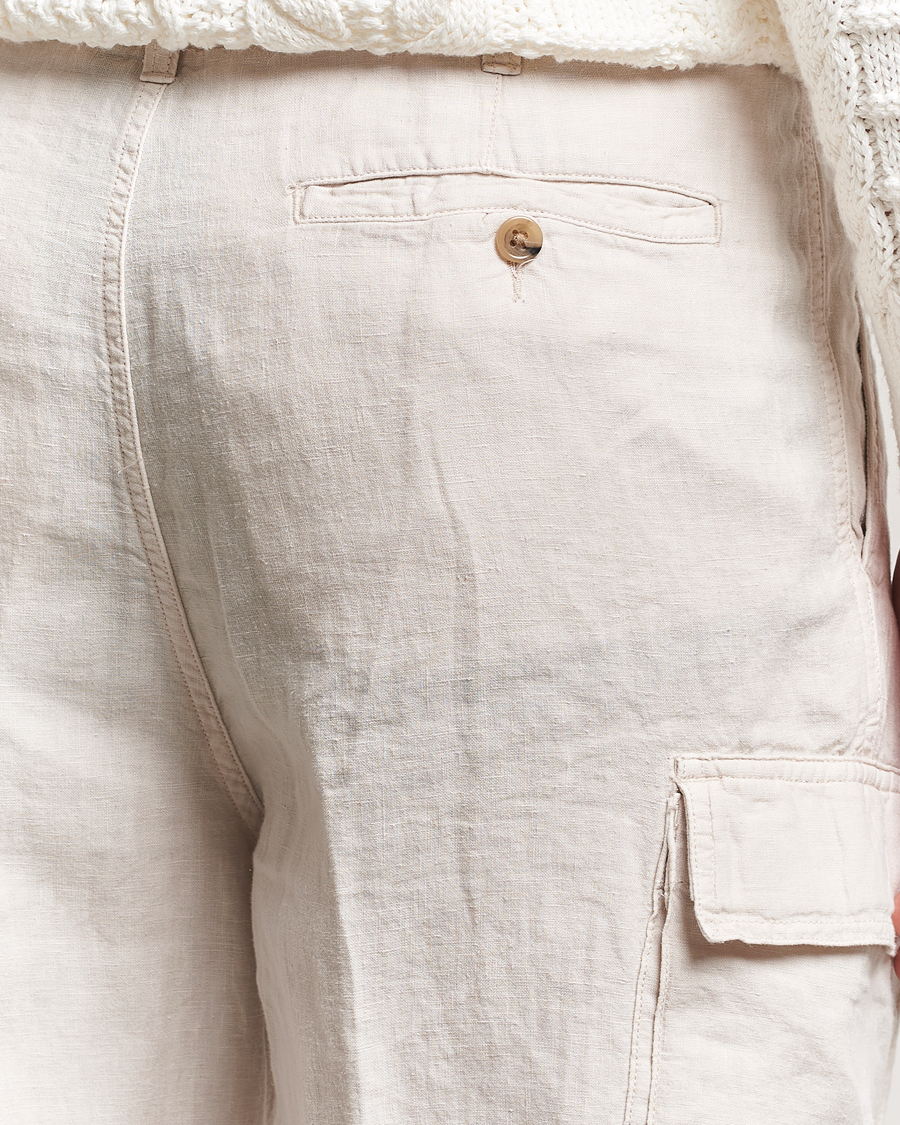 Herren | Hosen | Polo Ralph Lauren | Linen Cargo Pants Dove Beige