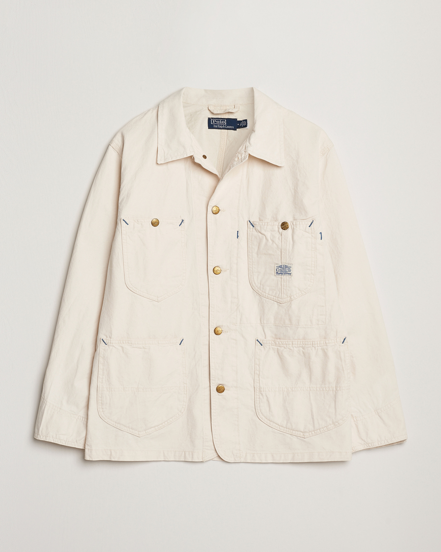 Herren | Jacken | Polo Ralph Lauren | Unlined Drill Twill Shirt Jacket Barlows White