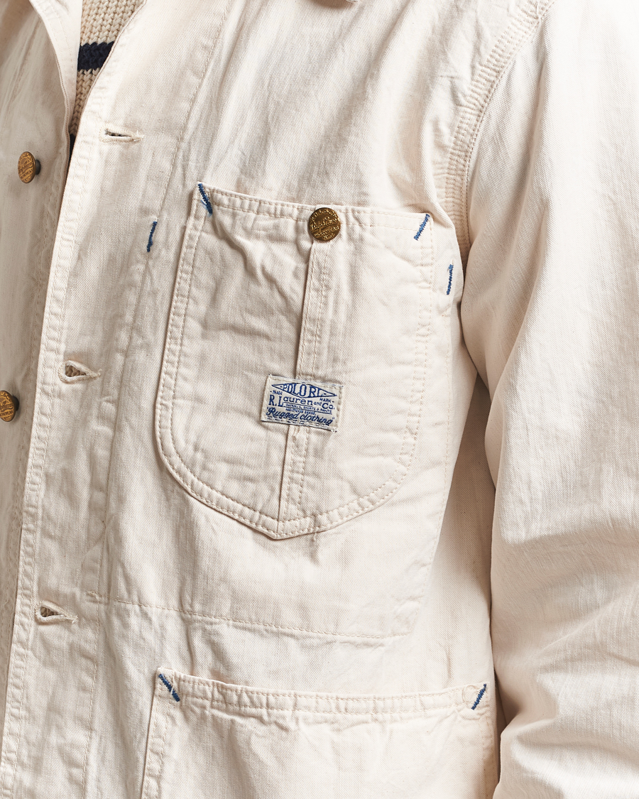 Herren | Jacken | Polo Ralph Lauren | Unlined Drill Twill Shirt Jacket Barlows White