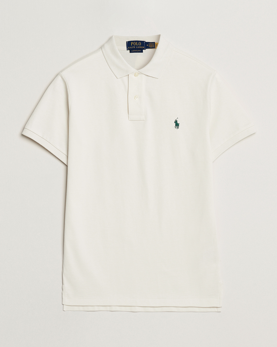 Herren | Poloshirts | Polo Ralph Lauren | Custom Slim Fit Polo Antique Cream
