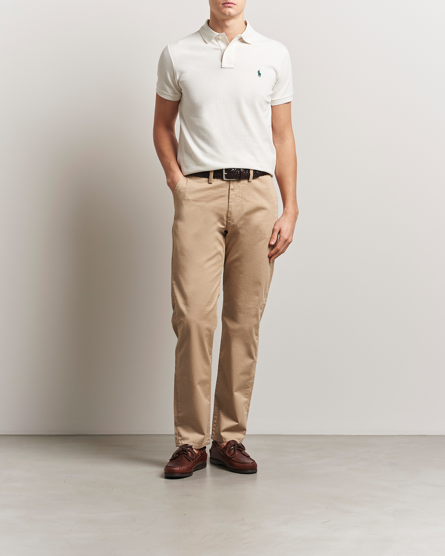 Herren | Poloshirts | Polo Ralph Lauren | Custom Slim Fit Polo Antique Cream