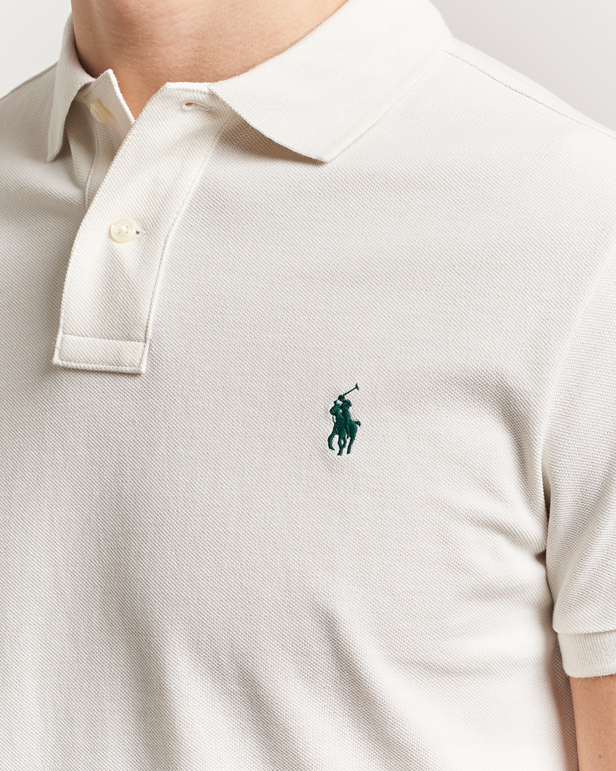 Herren | Poloshirts | Polo Ralph Lauren | Custom Slim Fit Polo Antique Cream
