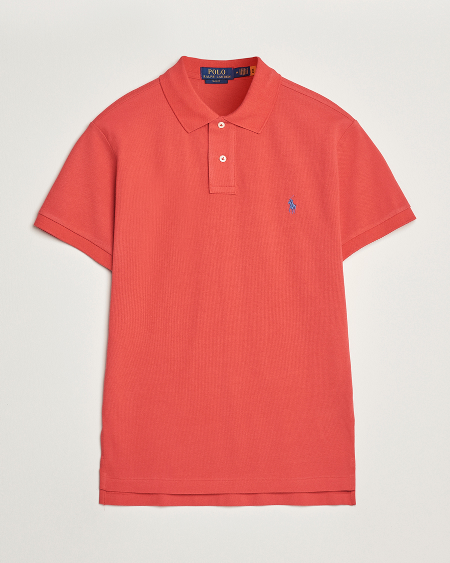 Herren | Poloshirts | Polo Ralph Lauren | Slim Fit Polo Spring Red