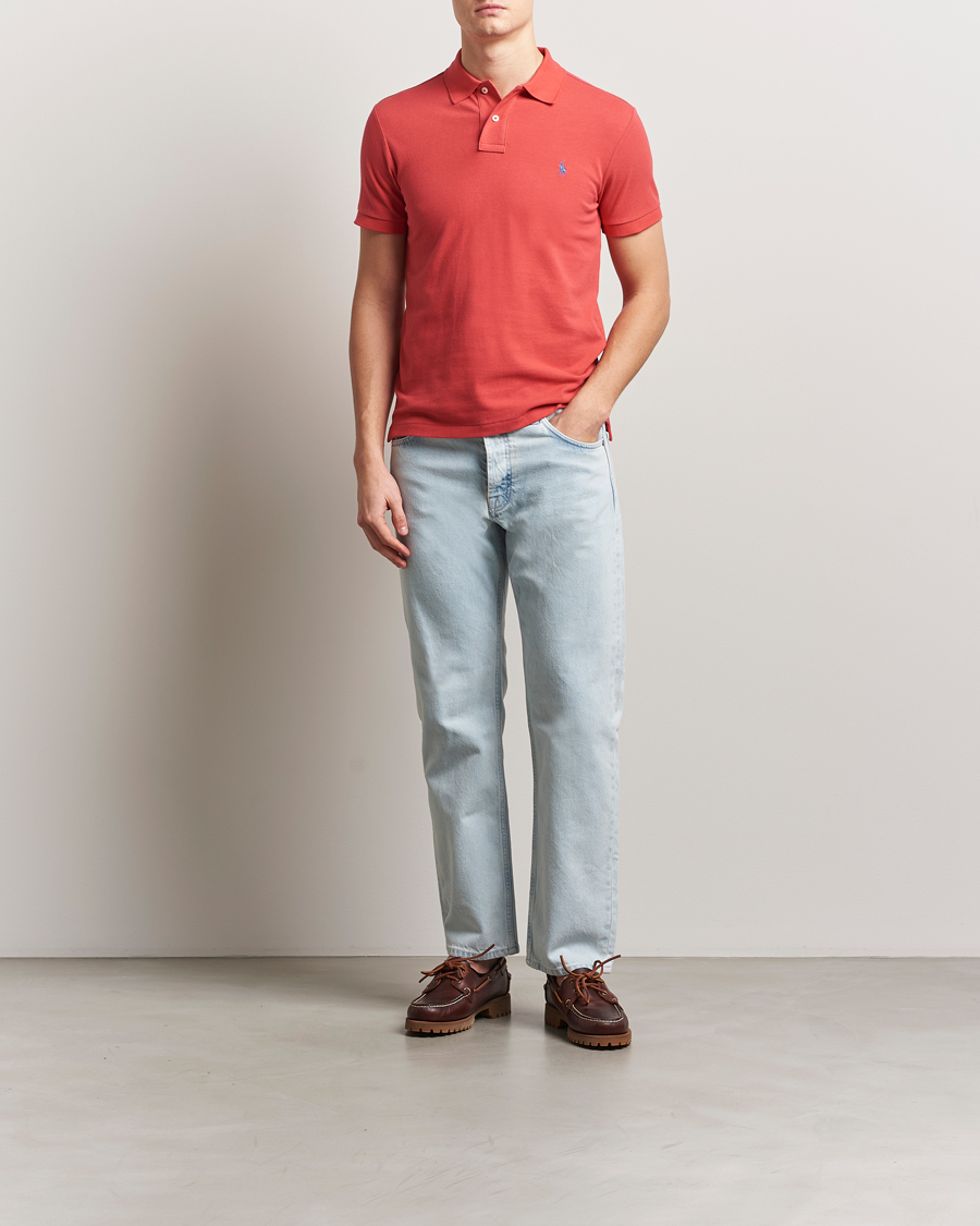Herren | Poloshirts | Polo Ralph Lauren | Slim Fit Polo Spring Red