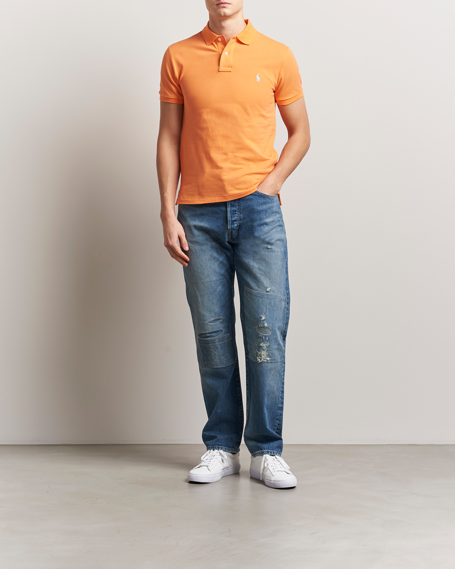 Herren | Poloshirts | Polo Ralph Lauren | Slim Fit Polo Classic Peach