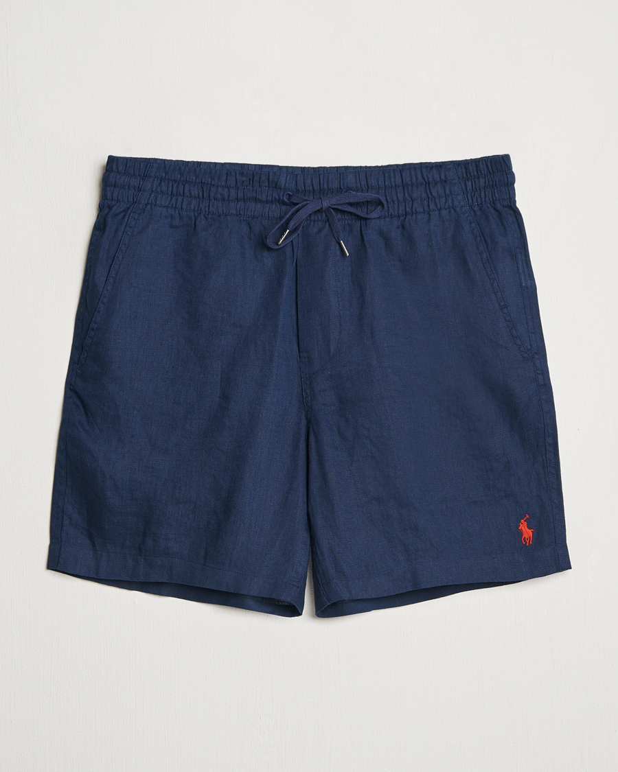 Herren | Shorts | Polo Ralph Lauren | Prepster Drawstring Linen Shorts Newport Navy