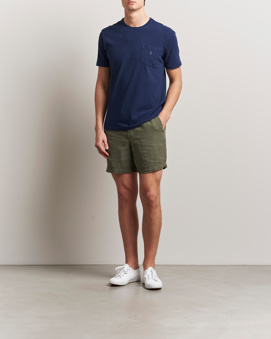 Herren | Shorts | Polo Ralph Lauren | Prepster Linen Shorts New Olive