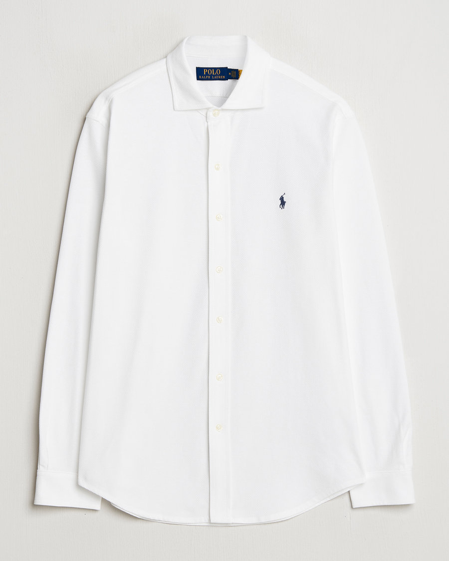 Herren | Hemden | Polo Ralph Lauren | Cotton Long Sleeve Shirt White