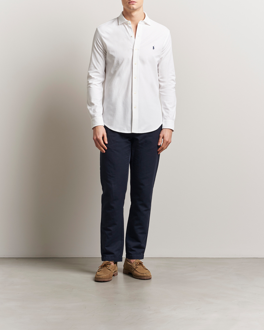 Herren | Hemden | Polo Ralph Lauren | Cotton Long Sleeve Shirt White