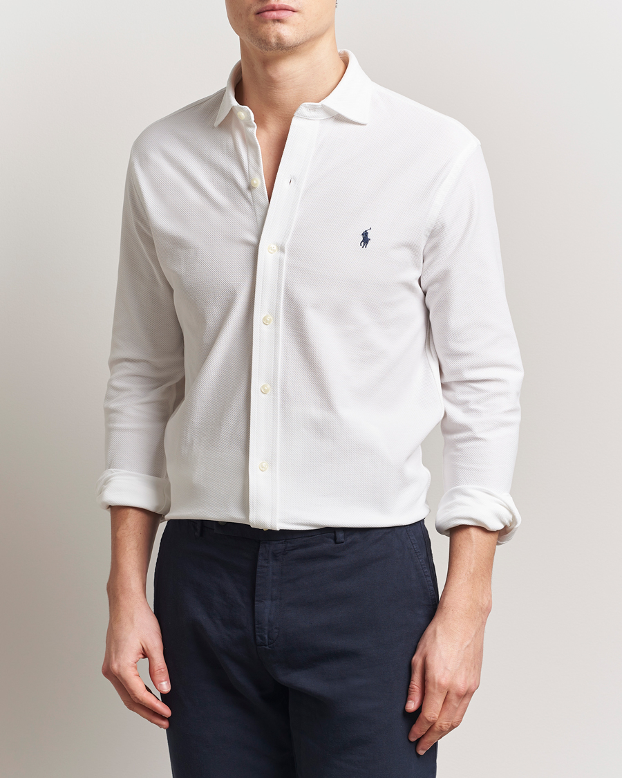 Herren | Hemden | Polo Ralph Lauren | Cotton Long Sleeve Shirt White
