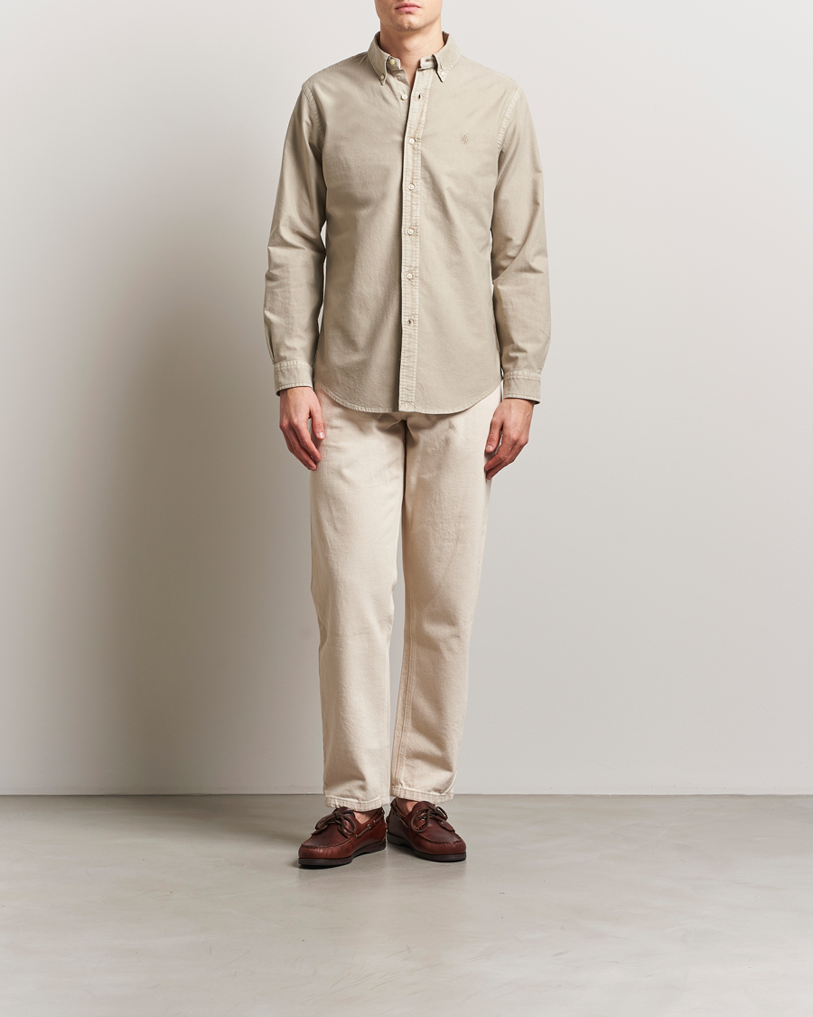 Herren | Hemden | Polo Ralph Lauren | Custom Fit Dyed Oxford Shirt Olive
