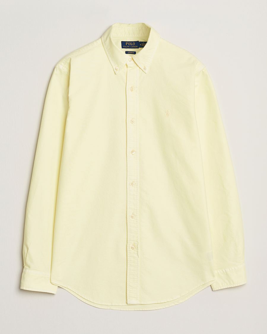 Herren | Hemden | Polo Ralph Lauren | Custom Fit Dyed Oxford Shirt Lime