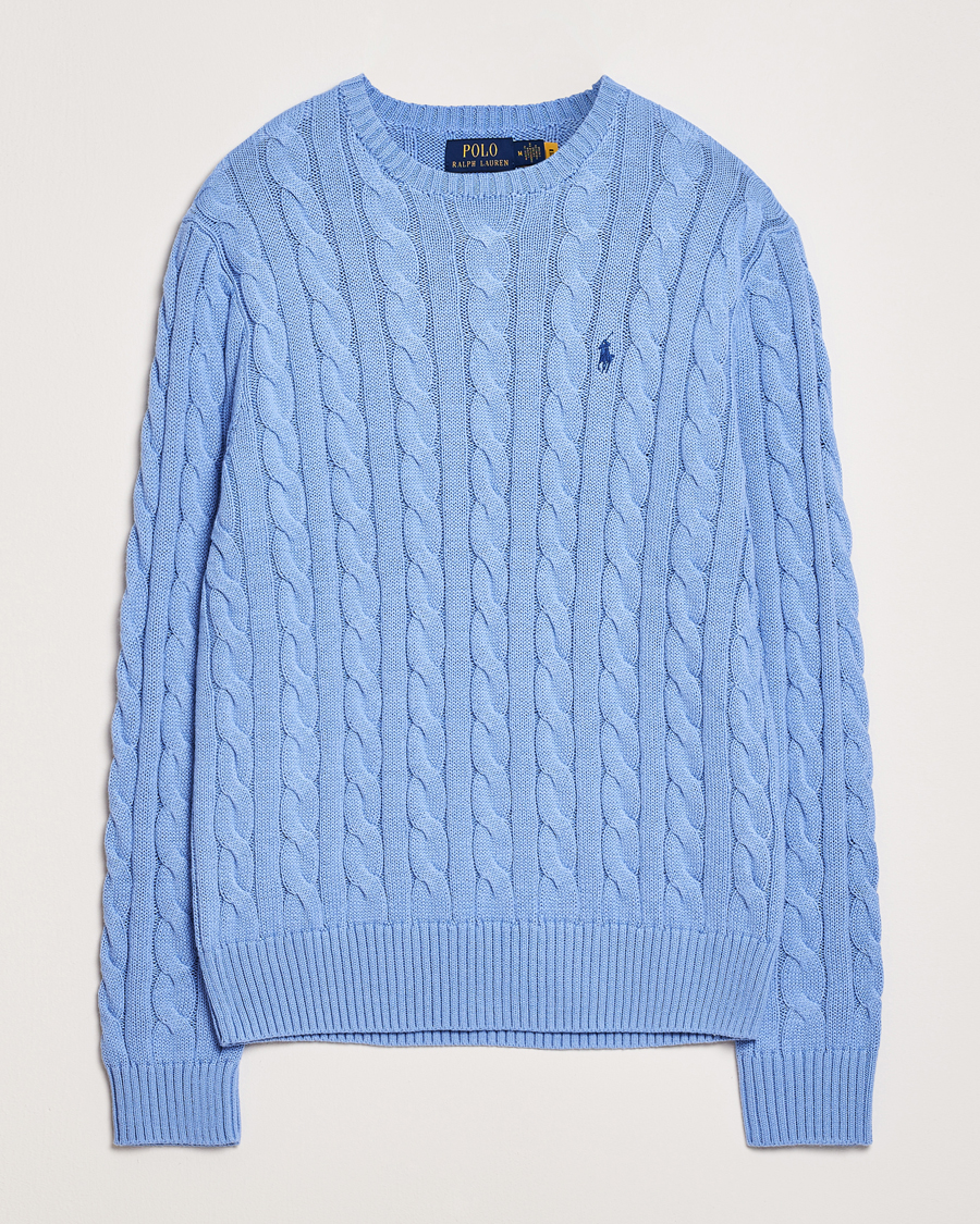 Herren | Pullover | Polo Ralph Lauren | Cotton Cable Pullover New Litchfield Blue