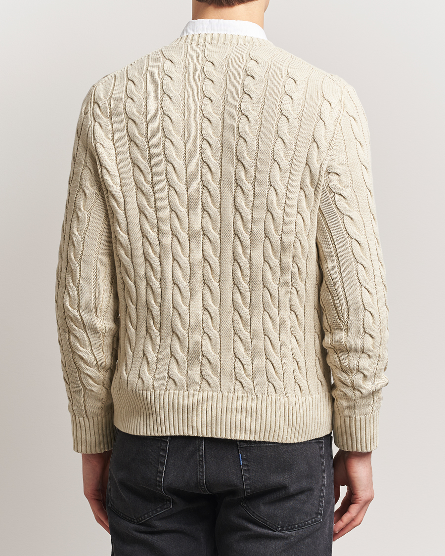 Herren | Pullover | Polo Ralph Lauren | Cotton Cable Pullover Natural