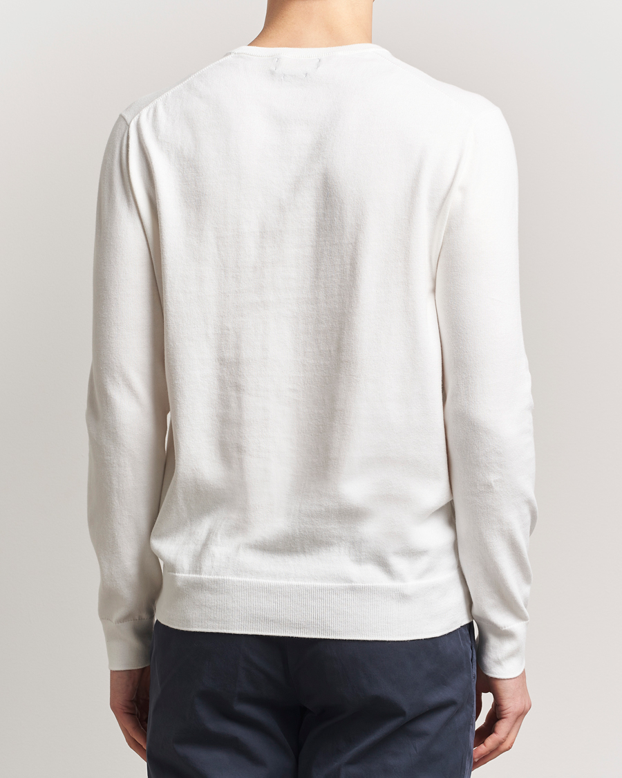 Herren | Pullover | Polo Ralph Lauren | Cotton Crew Neck Sweater Deckwash White