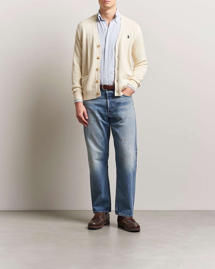 Herren | Pullover | Polo Ralph Lauren | Cotton Cardigan Andover Cream