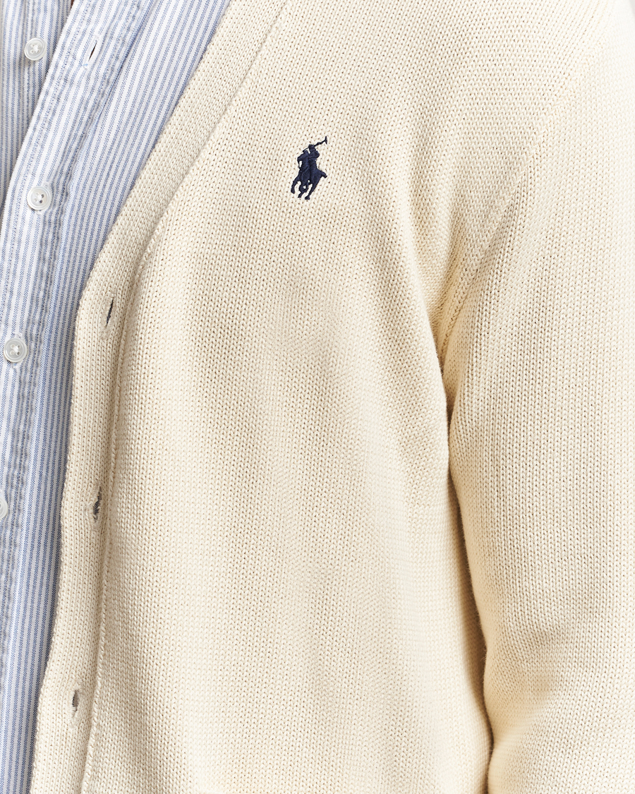 Herren | Pullover | Polo Ralph Lauren | Cotton Cardigan Andover Cream