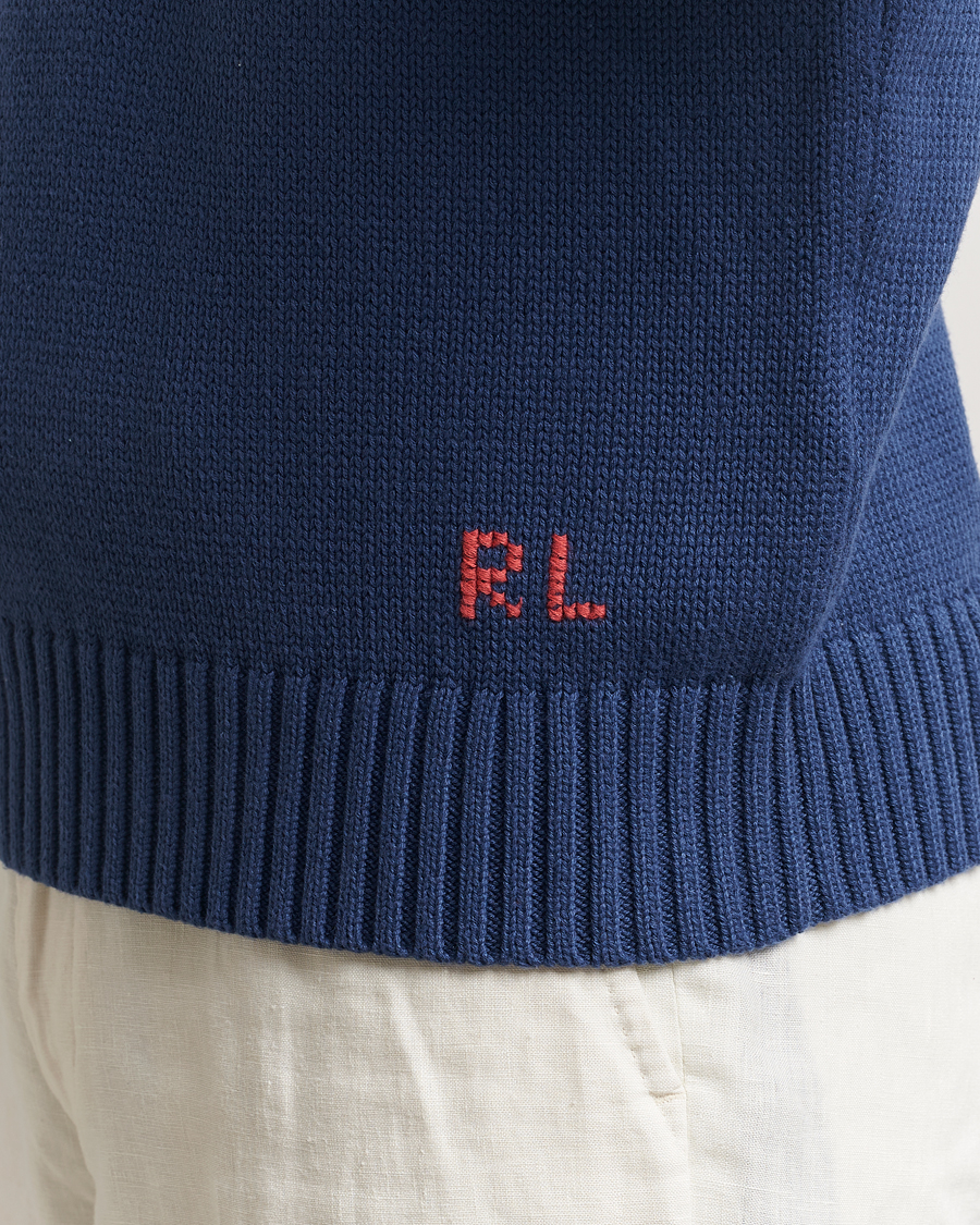 Herren | Pullover | Polo Ralph Lauren | Bear Knitted Sweater Light Navy