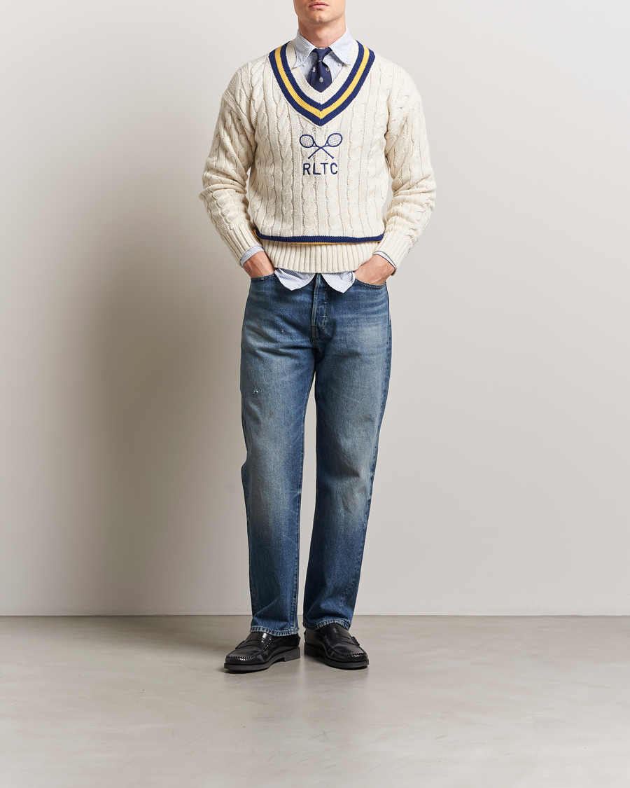 Herren | Pullover | Polo Ralph Lauren | Cricket Cotton/Cashmere Sweater Cream