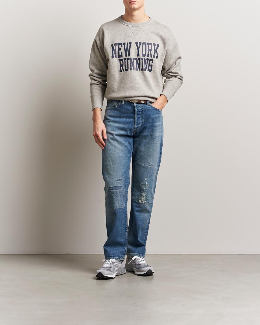 Herren | Pullover | Polo Ralph Lauren | NYC Running Fleece Sweatshirt Dark Sport Heather