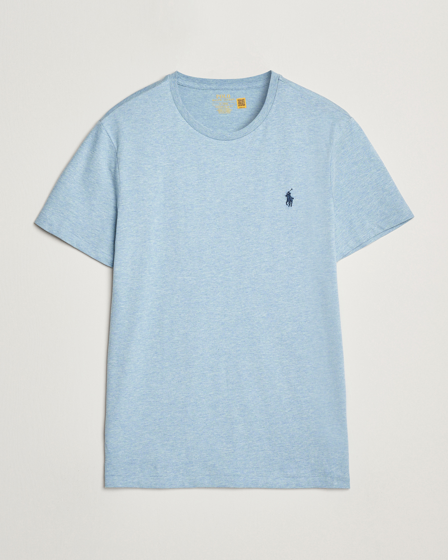 Herren | T-Shirts | Polo Ralph Lauren | Crew Neck T-Shirt Modern Blue Heather