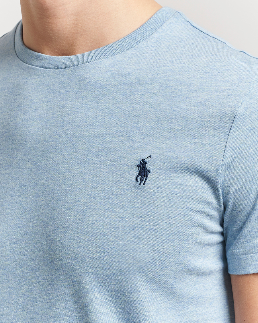 Herren | T-Shirts | Polo Ralph Lauren | Crew Neck T-Shirt Modern Blue Heather
