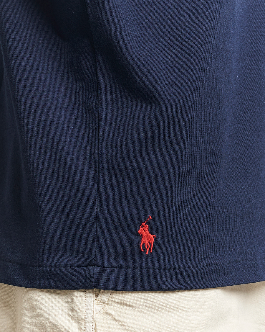 Herren | T-Shirts | Polo Ralph Lauren | Crew Neck Logo T-Shirt Cruise Navy