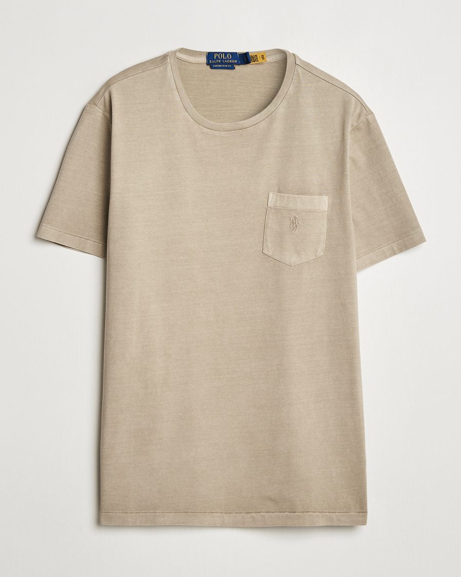 Herren | T-Shirts | Polo Ralph Lauren | Crew Neck Pocket T-Shirt Olive