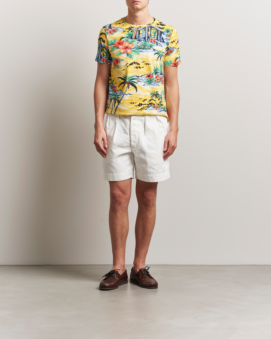 Herren | T-Shirts | Polo Ralph Lauren | Custom Slim Fit Striped T-Shirt Surf Shack